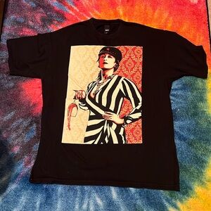 Obey Black Graphic Tee XL
